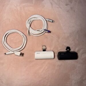 Portable Charging Set with Cables